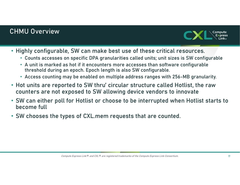 CHMU Overview