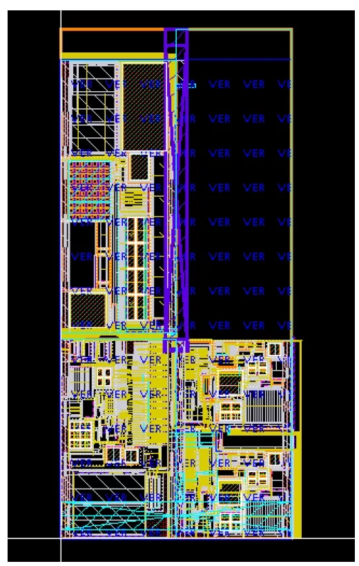 Current Reference Circuit Layout View