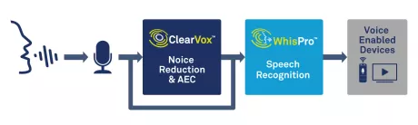 Block Diagram -- Neural network-based speech recognition technology for voice assistants and IoT devices 