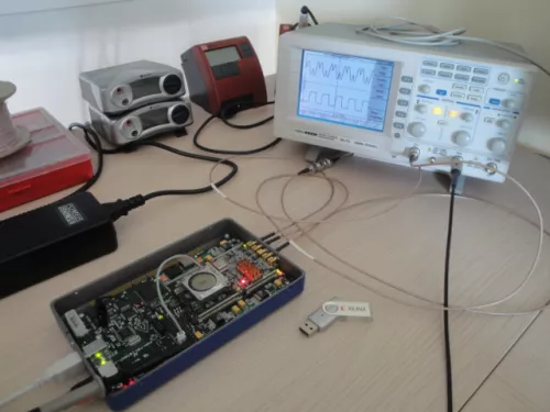 Packet-based Digital Radio Link Block Diagram