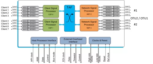 20G OTN Processor Block Diagram