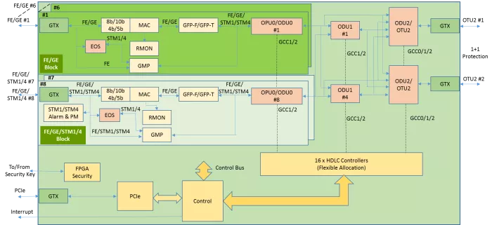 OTN Processor Block Diagram