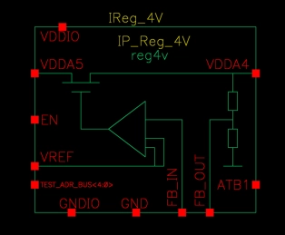Block Diagram -- 16mA 4V Voltage Regulator 