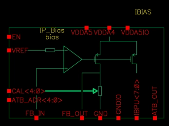 Block Diagram -- Octuple 20uA Bias Current Source 