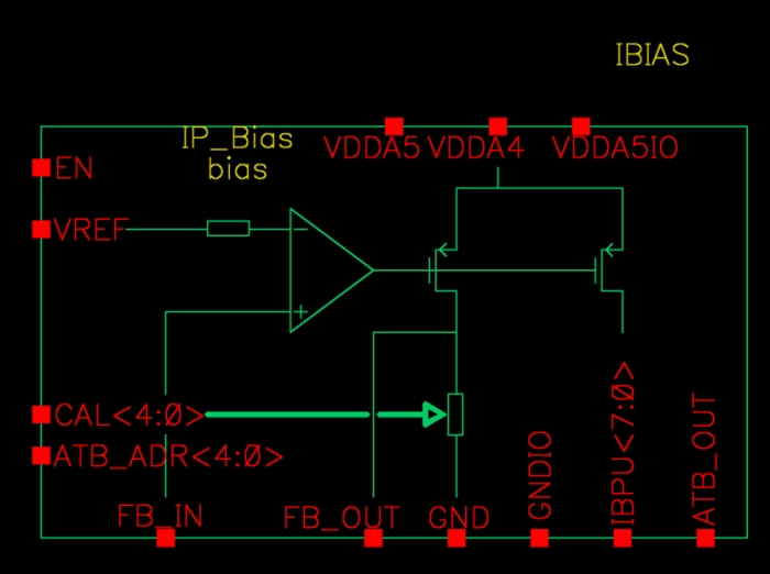 Octuple 20uA Bias Current Source Block Diagram