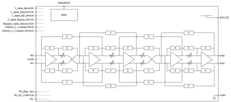 Block Diagram -- Active Programmable Low Pass Filter 