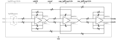 Block Diagram -- Programmable Low Pass Filter 