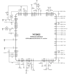 Block Diagram -- L1 GPS/Galileo/BeiDou/GLONASS and FM/VHF/UHF/L/S/DVB -T/H/SH RF Front-end 