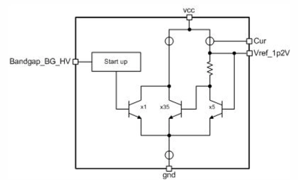 Block Diagram -- 1.19 V Reference voltage source 