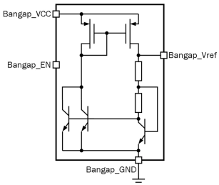 Block Diagram -- 1.16 V Bandgap voltage reference 