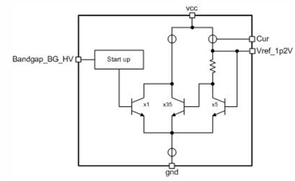 Block Diagram -- 1.19 V Reference voltage source 