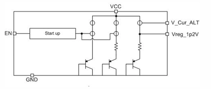 1.22 V Reference voltage source Block Diagram