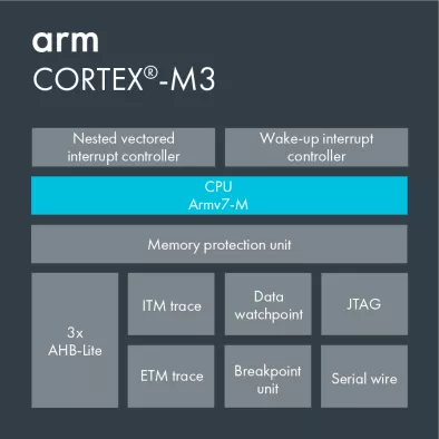 32-bit RISC Processor To Deliver High Performance In Low-Cost Microcontroller Applications Block Diagram