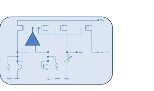 40nm 1.8V Programmable Band-Gap Reference with 0.55V output  Block Diagram