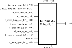 HCLTech_RCOSC_256MHz_t40_v1 block diagram