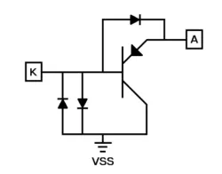 Thermal Diode on TSMC CLN4P block diagram