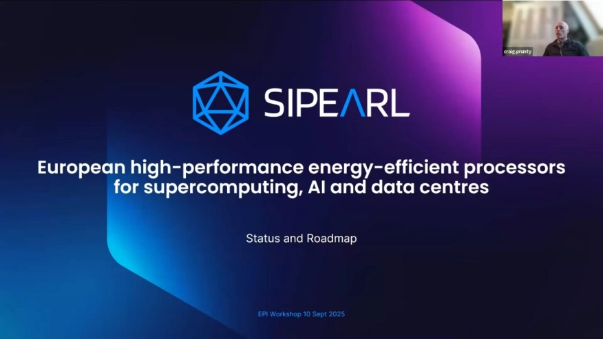 European high-performance energy-efficient processors for supercomputing, AI and data centres - Status and Roadmap