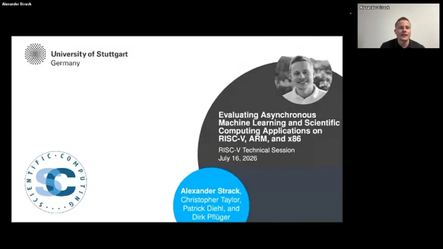 Evaluating Asynchronous Machine Learning and Scientific Computing Applications on RISC-V, Arm and X86